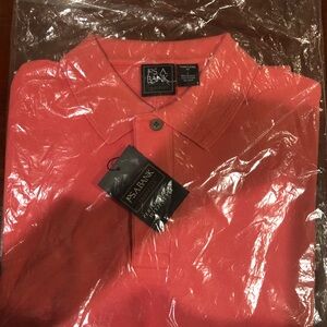 Mens Golf shirt, traveler collection, traditional fit